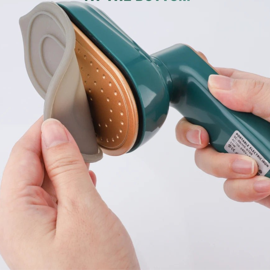 Mini Garment Steamer Steam Iron Handheld Portable Home Travelling For Clothes Ironing Wet Dry Ironing Machine - Checkouts UK