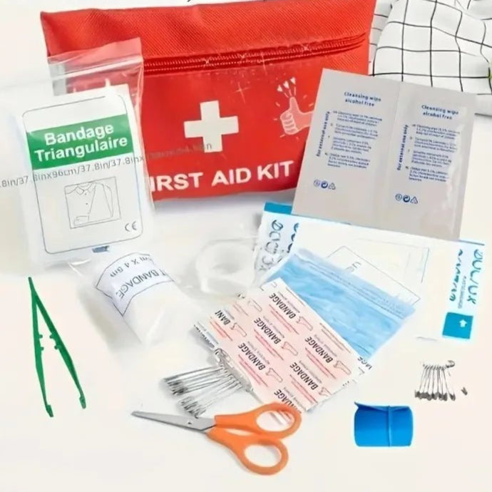 Multi - purpose small/large first aid kit: portable first aid kit for outdoor hunting, hiking, camping, including emergency suppli - Checkouts UK