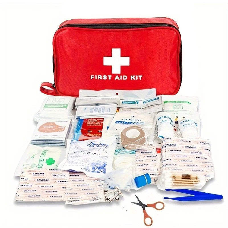 Multi - purpose small/large first aid kit: portable first aid kit for outdoor hunting, hiking, camping, including emergency suppli - Checkouts UK