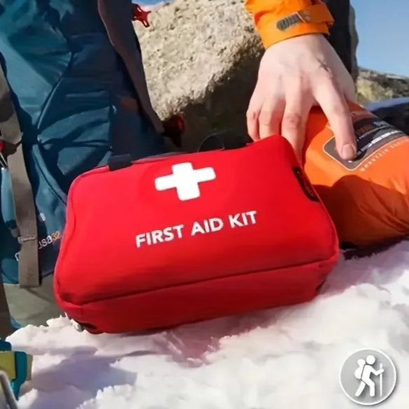 Multi - purpose small/large first aid kit: portable first aid kit for outdoor hunting, hiking, camping, including emergency suppli - Checkouts UK