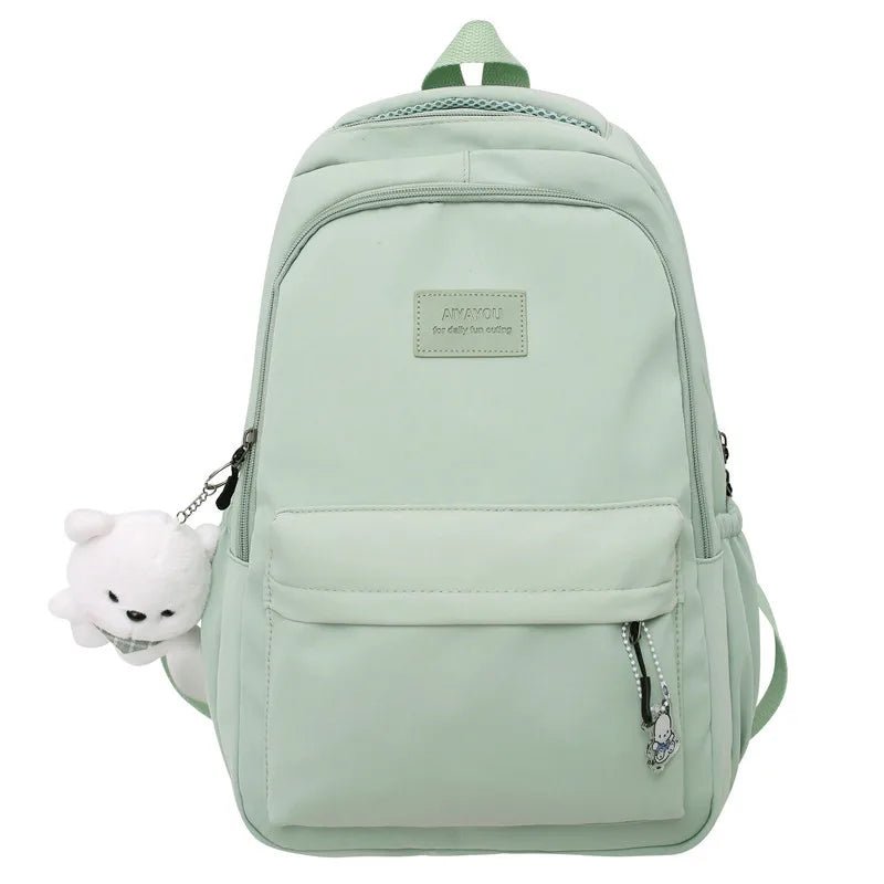 New Female Fashion Lady High Capacity Waterproof College Backpack Trendy Women Laptop School Bags Cute Girl Travel Book Bag Cool - Checkouts UK
