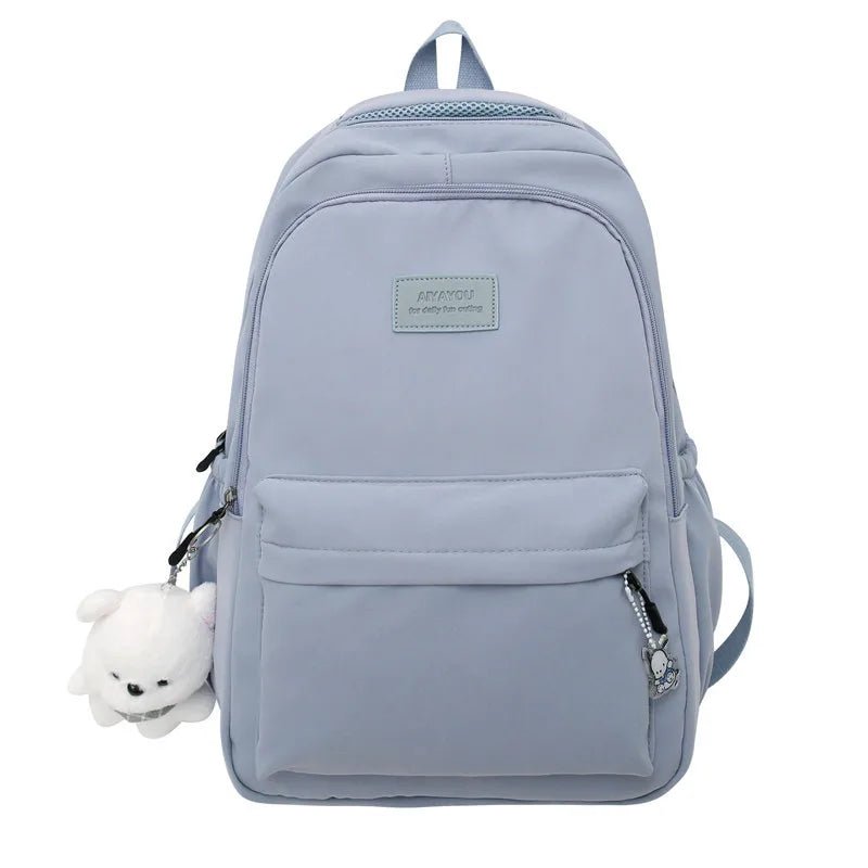 New Female Fashion Lady High Capacity Waterproof College Backpack Trendy Women Laptop School Bags Cute Girl Travel Book Bag Cool - Checkouts UK