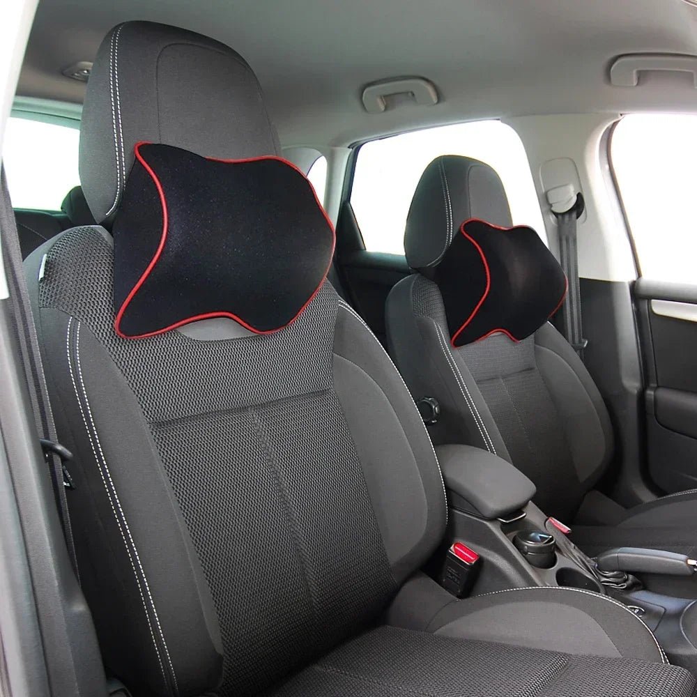 New Headrest Neck Pillow Auto Car Neck Cushion Memory Foam Breathable Head Support Neck Rest Protector Automobiles Interior - Checkouts USA