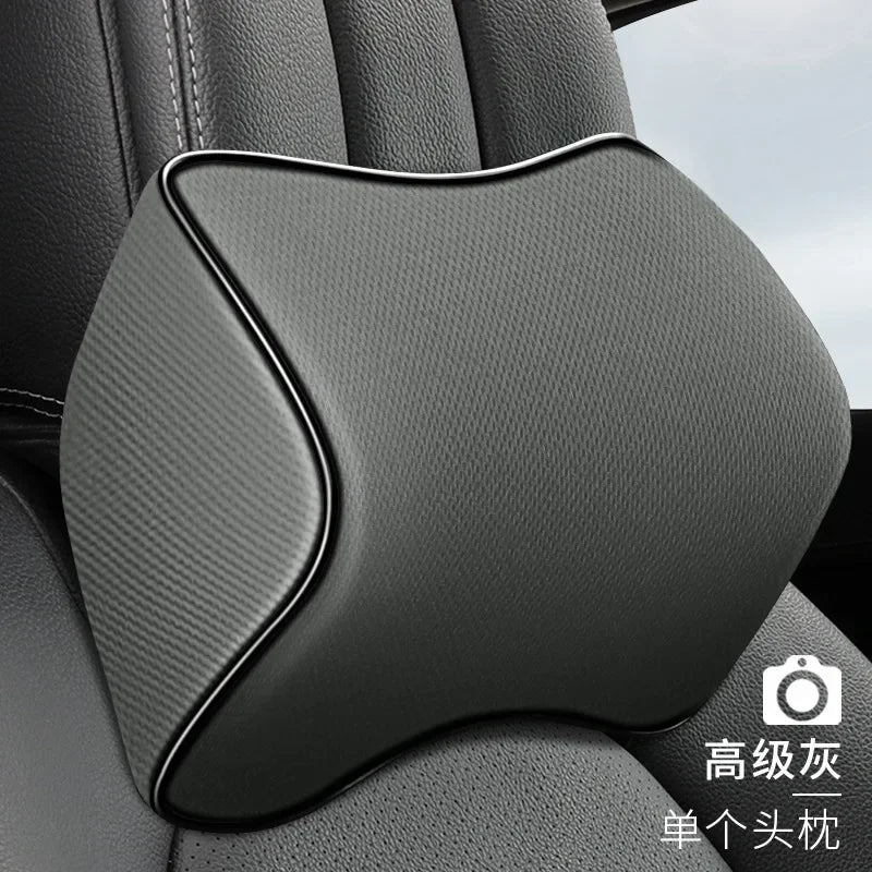 New Headrest Neck Pillow Auto Car Neck Cushion Memory Foam Breathable Head Support Neck Rest Protector Automobiles Interior - Checkouts USA