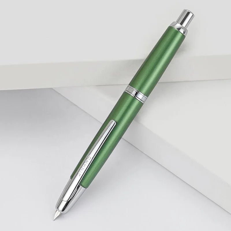 new JinHao 10 Fountain Pen Press matte black F/EF Nib Stationery Office School Supplies Gift Ink Pens - Checkouts USA