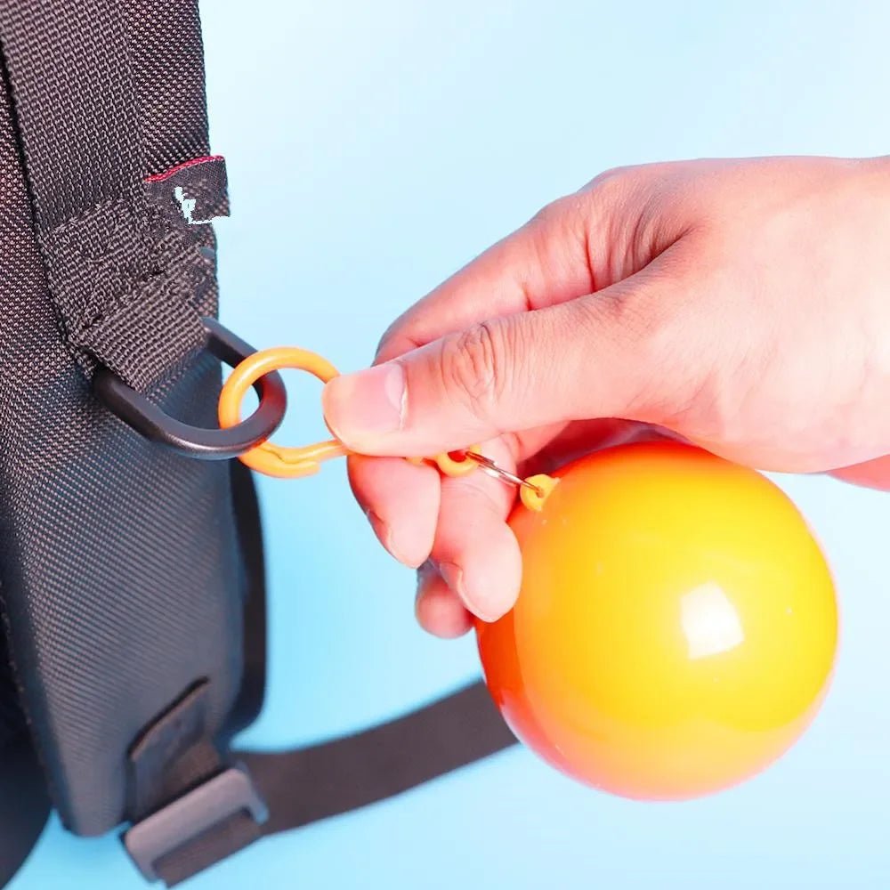 New Portable Disposable Raincoat Keychain Compression Ball Pocket Ball Outdoor Adult Travel Hangable Poncho Camping Gear - Checkouts UK
