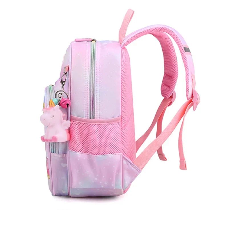 New Unicorn Backpack For Girls Cartoon Pink Princess School Bags Kids Satchels Kindergarten Bookbag Mochila Infantil Escolar - Checkouts USA