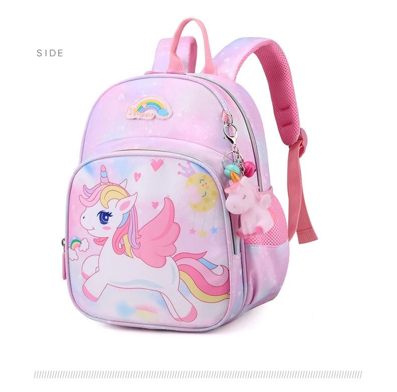 New Unicorn Backpack For Girls Cartoon Pink Princess School Bags Kids Satchels Kindergarten Bookbag Mochila Infantil Escolar - Checkouts USA