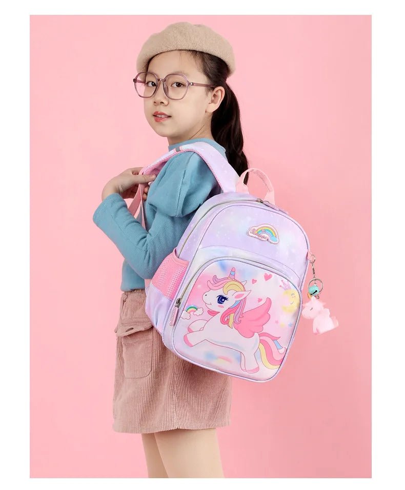 New Unicorn Backpack For Girls Cartoon Pink Princess School Bags Kids Satchels Kindergarten Bookbag Mochila Infantil Escolar - Checkouts USA