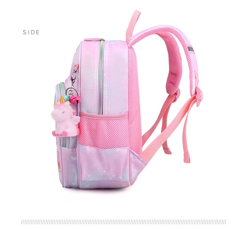 New Unicorn Backpack For Girls Cartoon Pink Princess School Bags Kids Satchels Kindergarten Bookbag Mochila Infantil Escolar - Checkouts USA