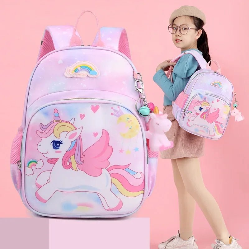 New Unicorn Backpack For Girls Cartoon Pink Princess School Bags Kids Satchels Kindergarten Bookbag Mochila Infantil Escolar - Checkouts USA