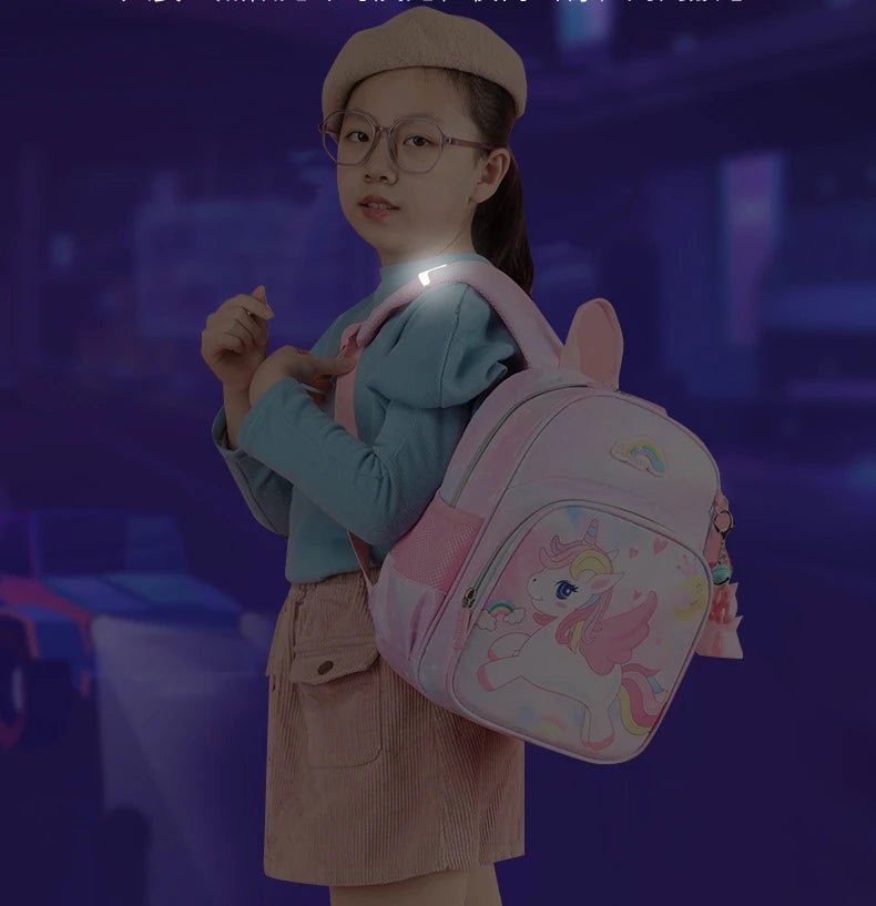 New Unicorn Backpack For Girls Cartoon Pink Princess School Bags Kids Satchels Kindergarten Bookbag Mochila Infantil Escolar - Checkouts USA