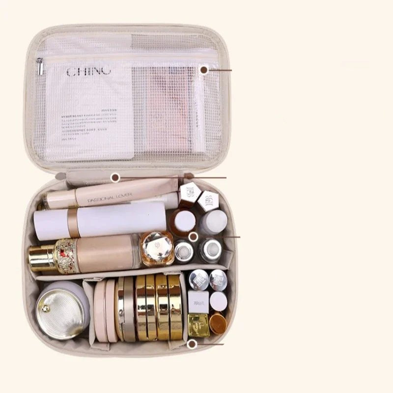 New Women's Cosmetic Bag Portable Storage Bag Large Capacity Luxury Makeup Bag Travel Organizer Essentials Toiletry Bags - Checkouts UK