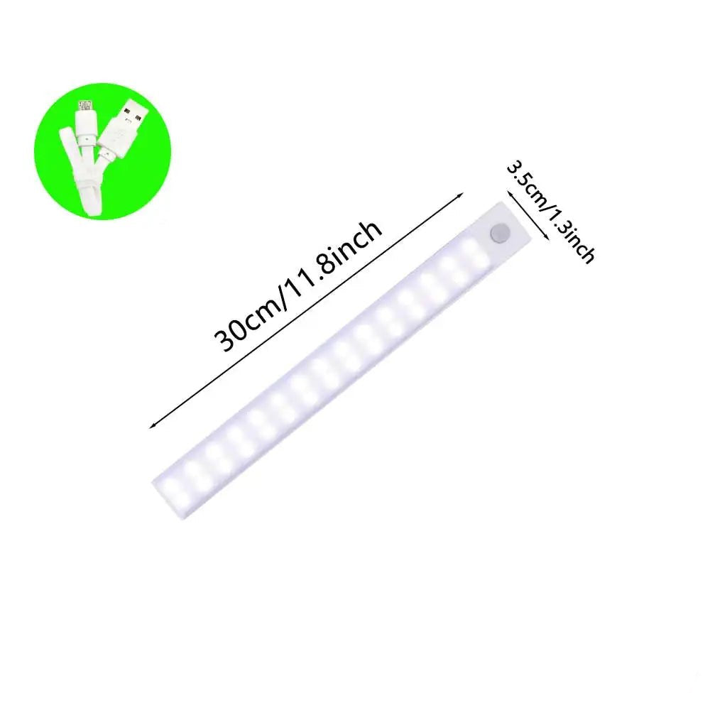 Night Light Led Light Under Cabinet Light Motion Sensor night light Closet Light Cabinet Kitchen Lighting Magnetic night light - Checkouts UK