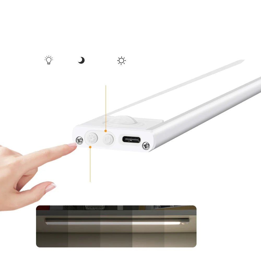 Night Light Led Light Under Cabinet Light Motion Sensor night light Closet Light Cabinet Kitchen Lighting Magnetic night light - Checkouts UK
