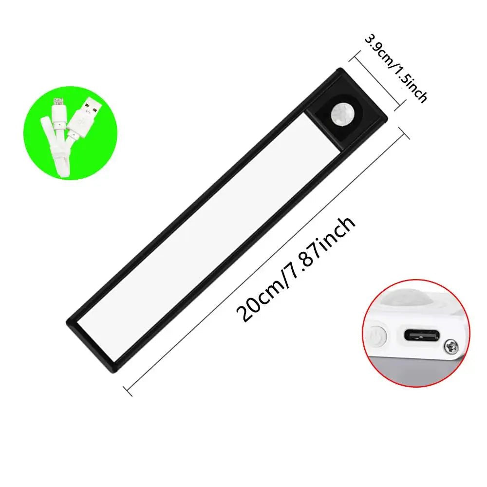 Night Light Led Light Under Cabinet Light Motion Sensor night light Closet Light Cabinet Kitchen Lighting Magnetic night light - Checkouts UK