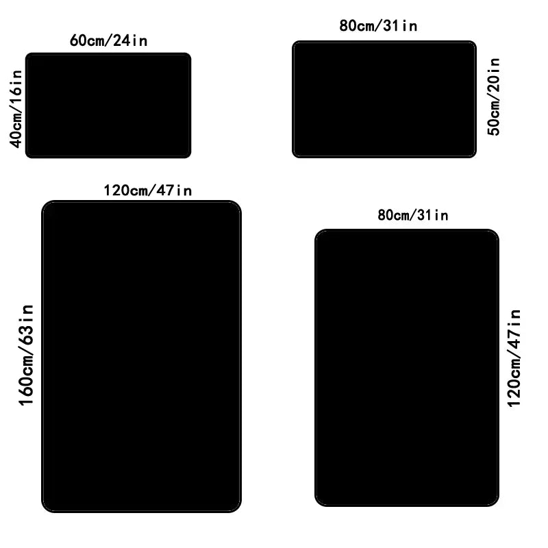 Nordic Style Area Rug Abstract Geometric Carpet Non - Slip Washable Carpet for Living Room Bedroom and Home Decor Floor Mat - Checkouts UK