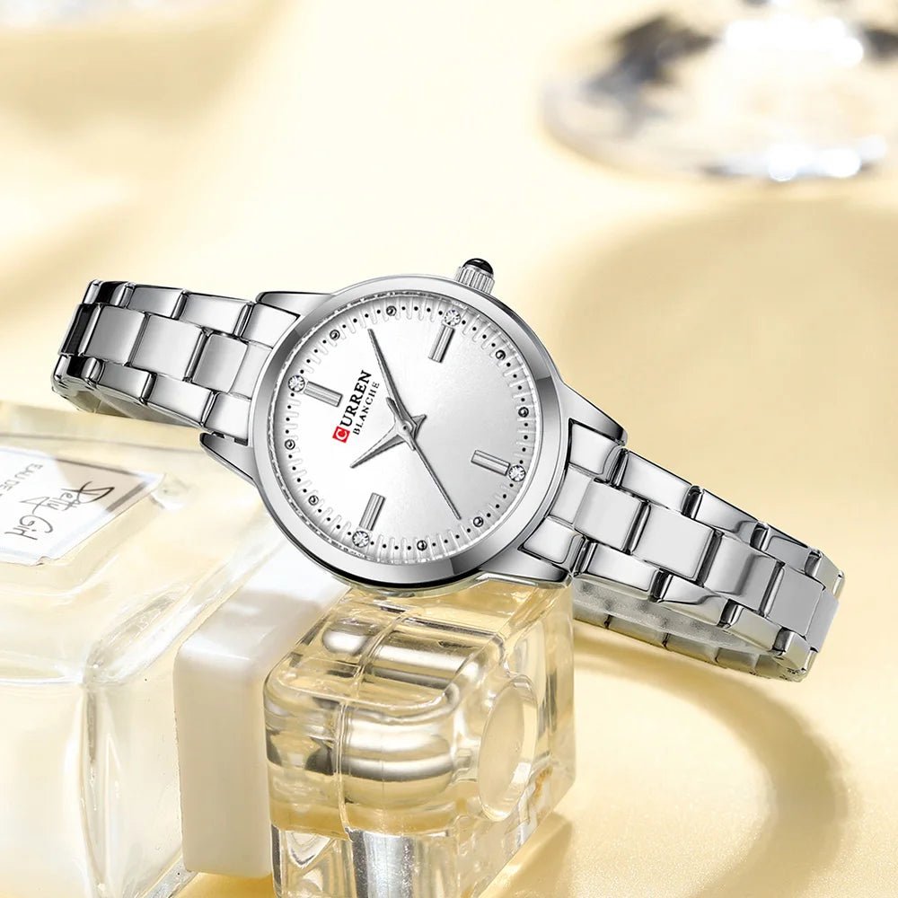 Original Quartz Watch for Women Fashion Elegant Ladies Watches Stainless Steel Waterproof Women's Wristwatch - Checkouts USA