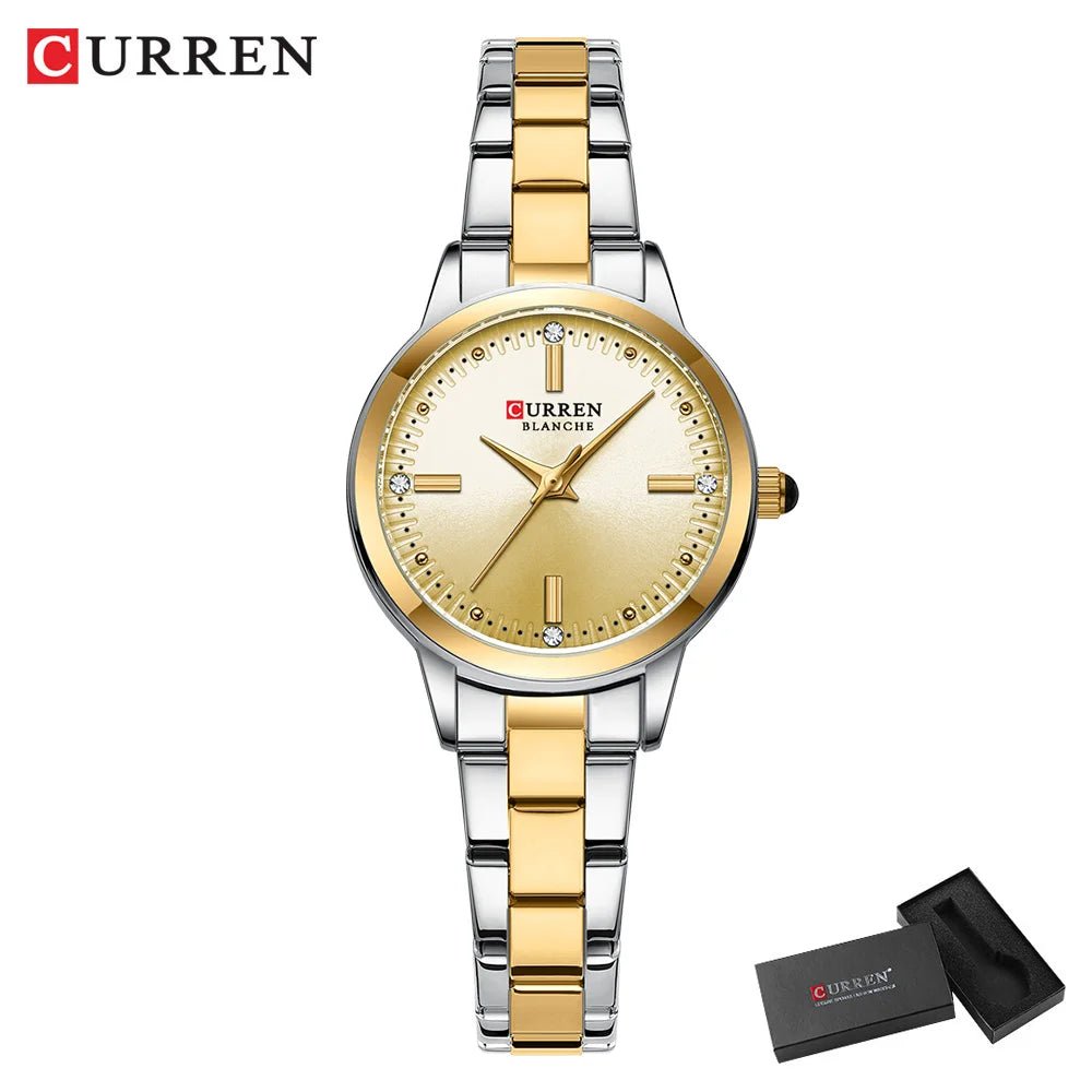 Original Quartz Watch for Women Fashion Elegant Ladies Watches Stainless Steel Waterproof Women's Wristwatch - Checkouts USA