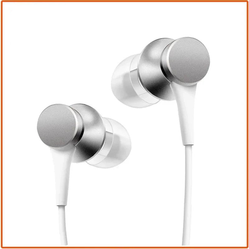 Original Xiaomi Bass Sound Earphone Wired 3.5MM In - ear Sport Music Headphone with Mic HiFi Gaming Headset For Android Smartphone - Checkouts UK