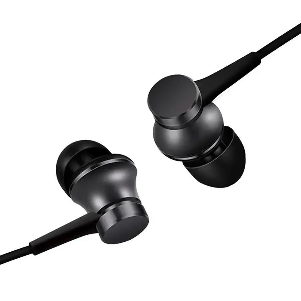 Original Xiaomi Bass Sound Earphone Wired 3.5MM In - ear Sport Music Headphone with Mic HiFi Gaming Headset For Android Smartphone - Checkouts UK
