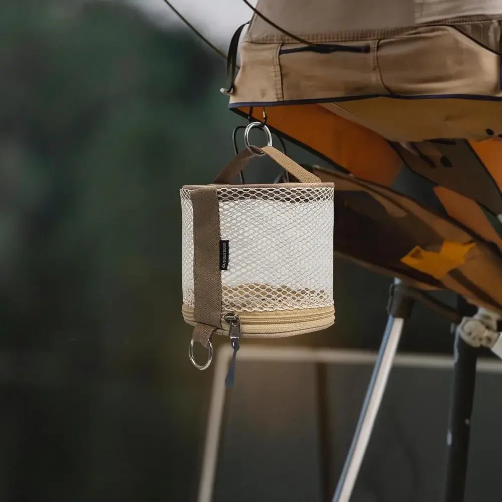 Outdoor Camping Tissue Case Roll Paper Storage Bag With Hook Portable Tissue Holder Tent Hanging Napkin Holder Camping Supplies - Checkouts UK