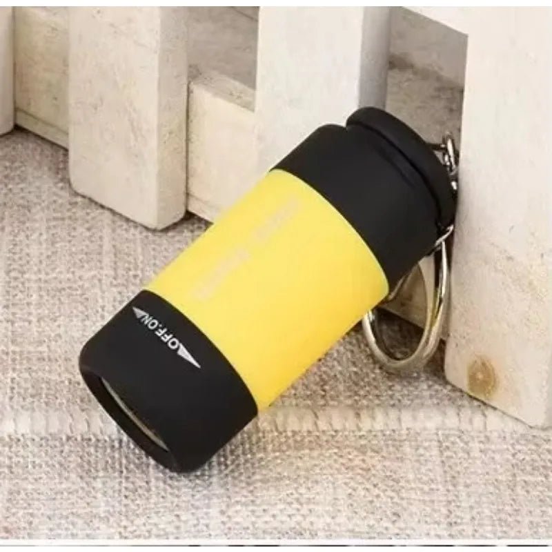 Outdoor Keychain Flashlight Rechargeable LED Mini Pocket Flashlight For Camping Hiking Emergencies - Checkouts UK