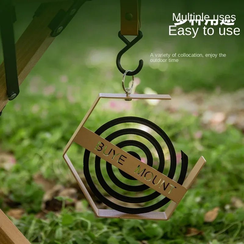 Outdoor Mosquito Coil Tray Camping Tools Tourist Hiking Mosquito Coil Holder Camping Supplies Hanging Mosquito Coil Holder - Checkouts UK
