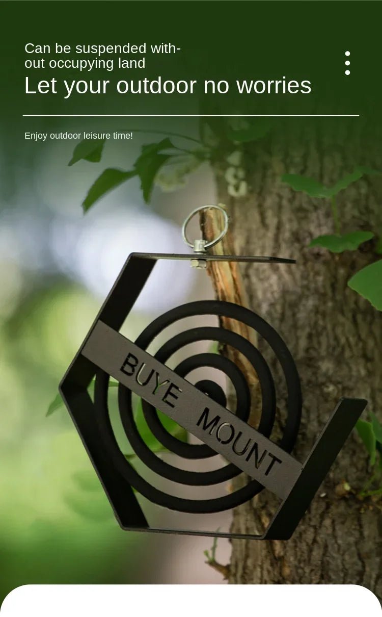 Outdoor Mosquito Coil Tray Camping Tools Tourist Hiking Mosquito Coil Holder Camping Supplies Hanging Mosquito Coil Holder - Checkouts UK
