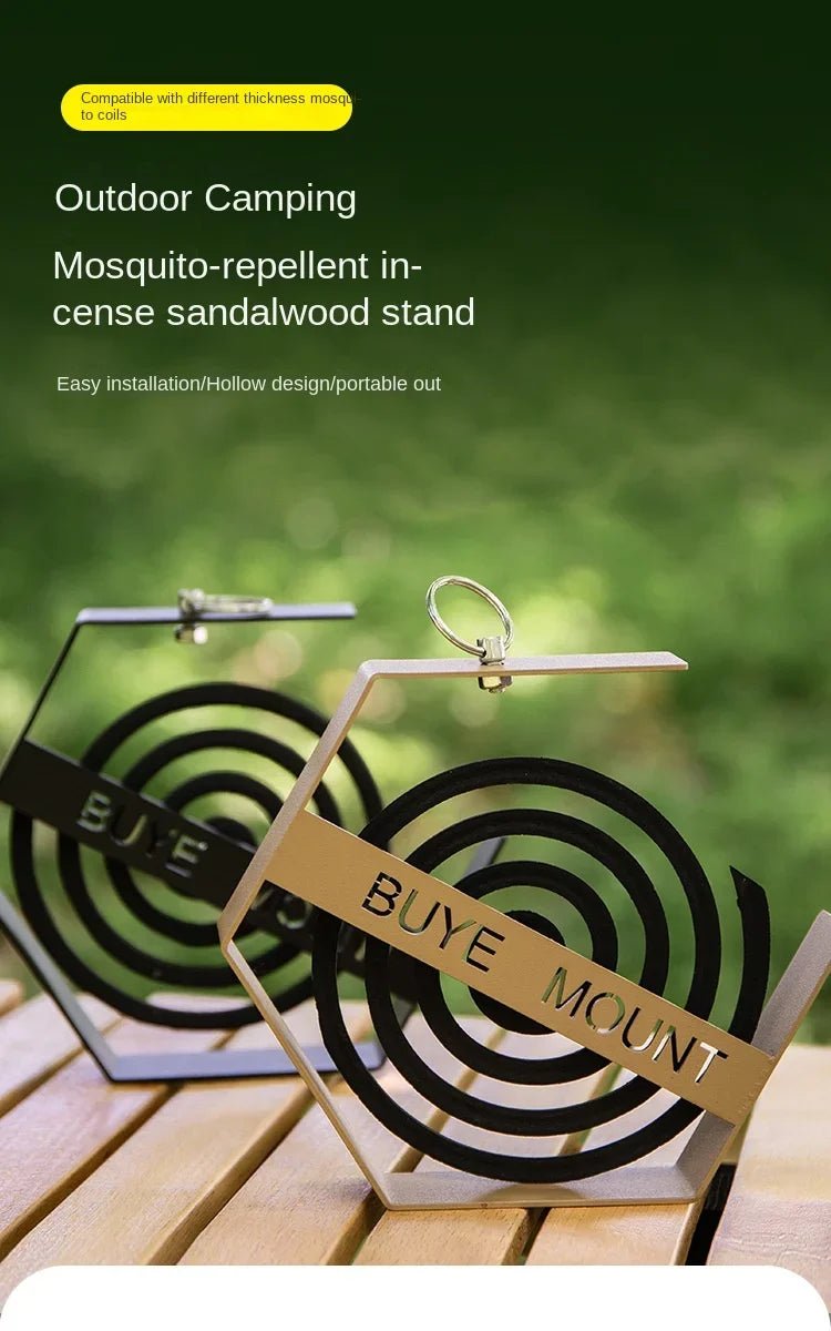 Outdoor Mosquito Coil Tray Camping Tools Tourist Hiking Mosquito Coil Holder Camping Supplies Hanging Mosquito Coil Holder - Checkouts UK