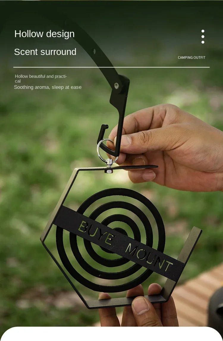 Outdoor Mosquito Coil Tray Camping Tools Tourist Hiking Mosquito Coil Holder Camping Supplies Hanging Mosquito Coil Holder - Checkouts UK