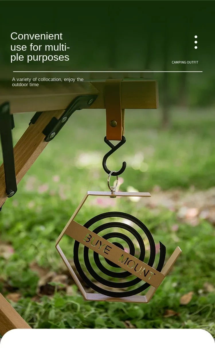 Outdoor Mosquito Coil Tray Camping Tools Tourist Hiking Mosquito Coil Holder Camping Supplies Hanging Mosquito Coil Holder - Checkouts UK