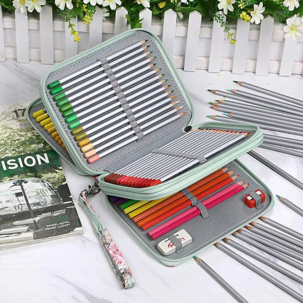 Oxford cloth stationery 78 hole art painting colored pencil storage bag sketching storage pen - Checkouts USA