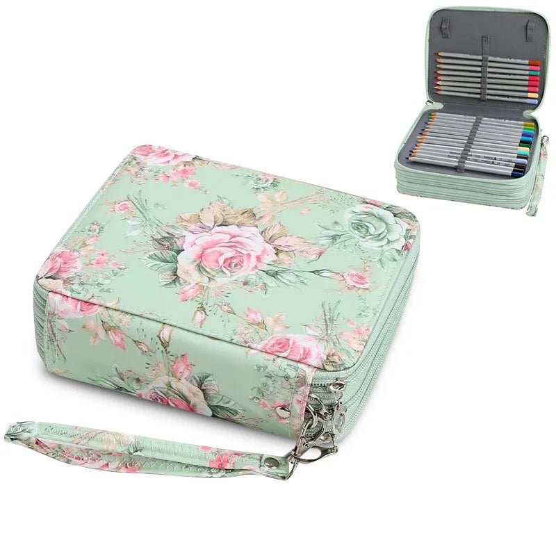 Oxford cloth stationery 78 hole art painting colored pencil storage bag sketching storage pen - Checkouts USA