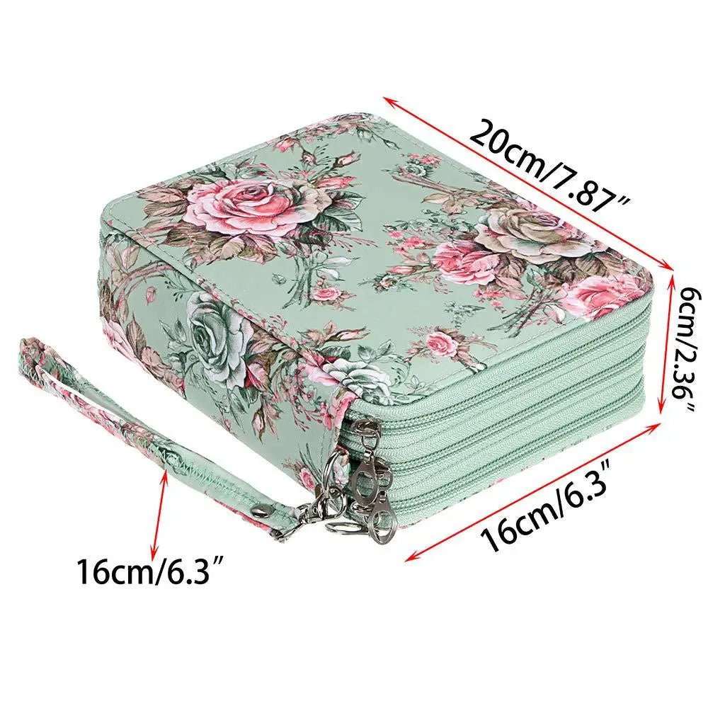 Oxford cloth stationery 78 hole art painting colored pencil storage bag sketching storage pen - Checkouts USA