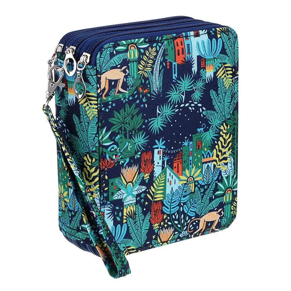 Oxford cloth stationery 78 hole art painting colored pencil storage bag sketching storage pen - Checkouts USA