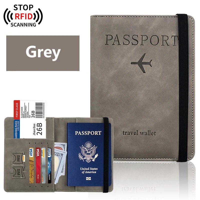 Passport Holder for Travel Essentials Passport Wallet Cover Case for Travel Accessories,Passport Book Holders for Women/Men - Checkouts UK
