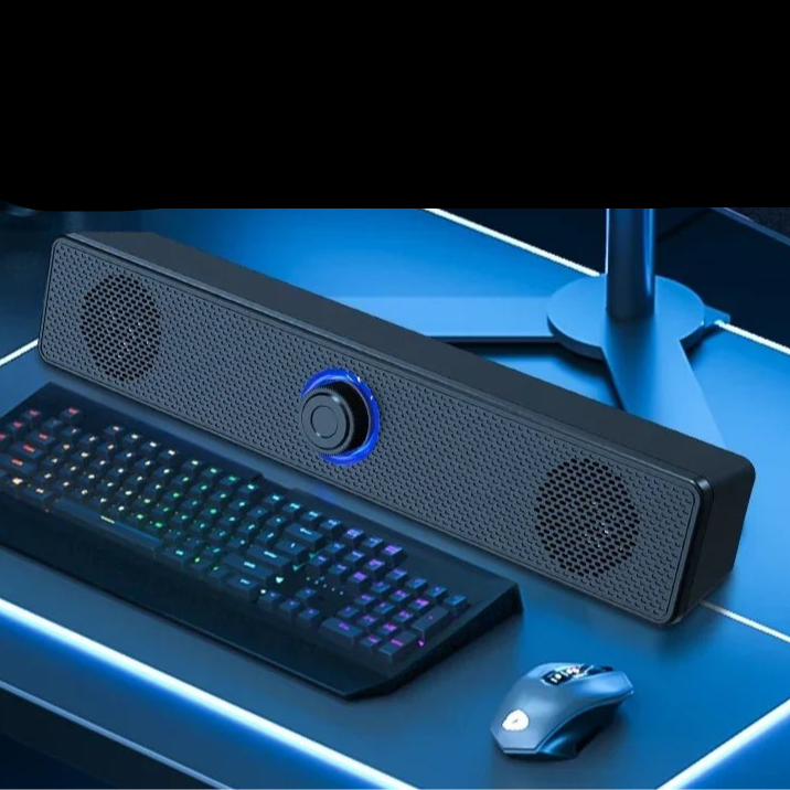 PC Soundbar Wired and Wireless Bluetooth Speaker USB Powered Soundbar for TV Pc Laptop Gaming Home Theater Surround Audio System - Checkouts UK