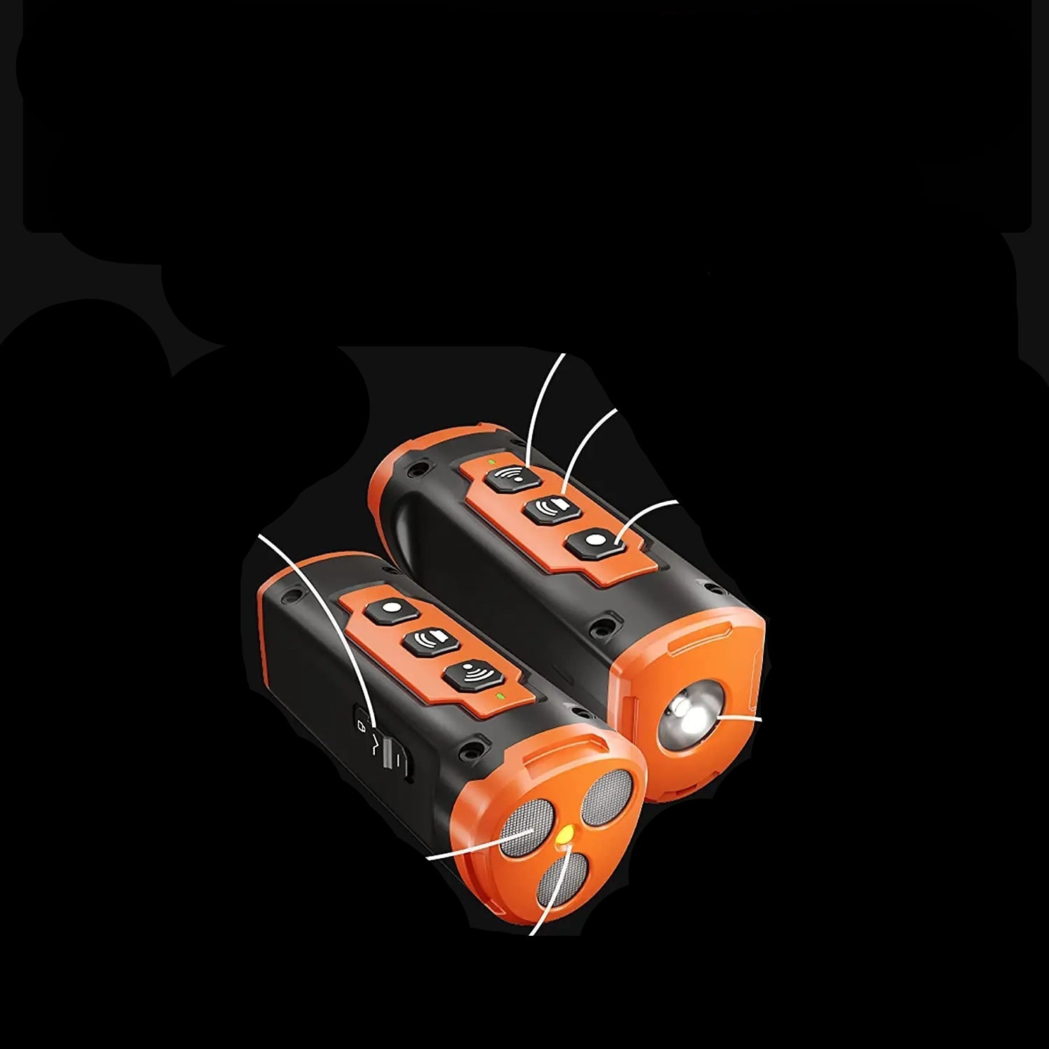 Pet Dog Repeller Ultrasonic Dog Training Device Rechargeable Anti Dog Bark Deterrent Device With LED Flashlight - Checkouts UK