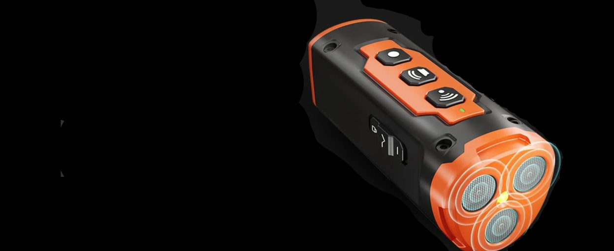 Pet Dog Repeller Ultrasonic Dog Training Device Rechargeable Anti Dog Bark Deterrent Device With LED Flashlight - Checkouts UK