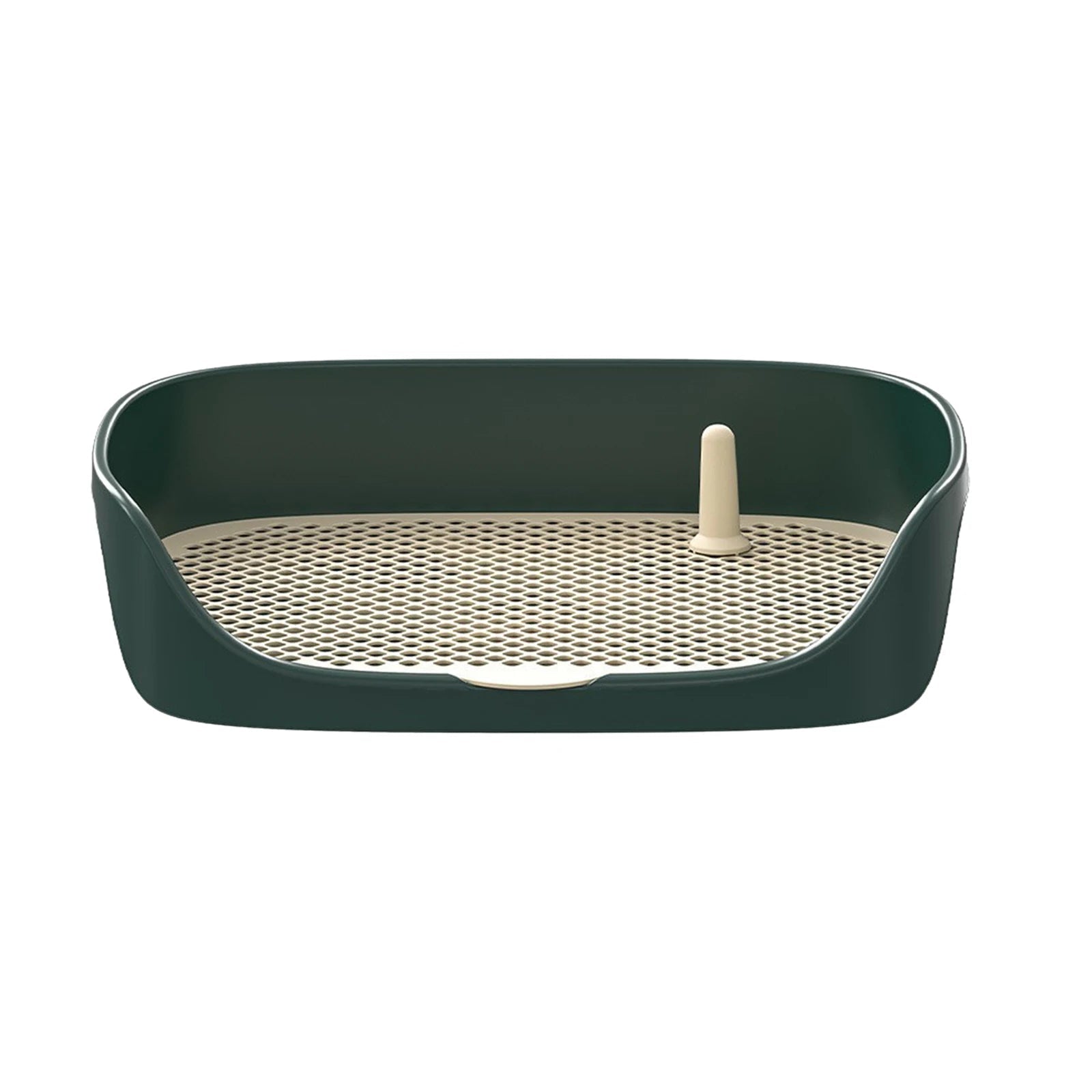 Pet Dog Toilet for Cat Portable Indoor Outdoor with Protection Wall Training Pad Holder Lavatory Basin Litter Box Trainer Corne - Furbury