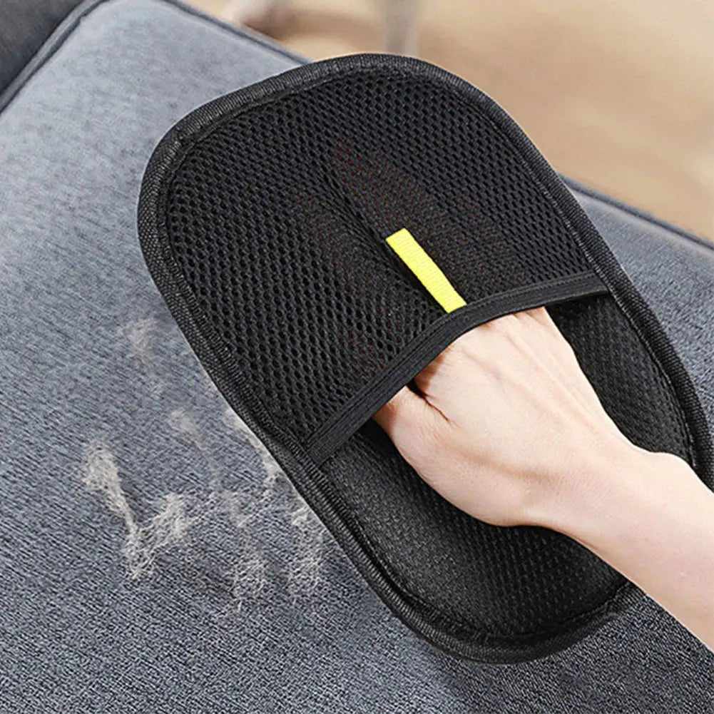 Pet Grooming Gloves Deshedding Brush Glove for Dog Cat Rabbit with Long/Short/Curly Hair - Checkouts UK