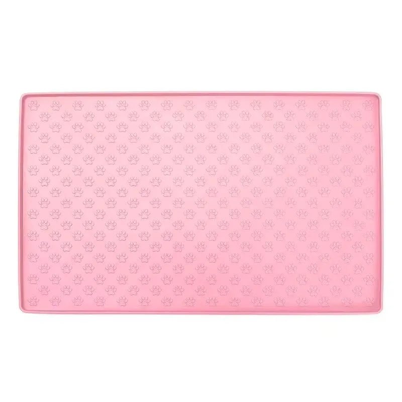 Pet Placemat Cat Dog Drinking Feeding Placemat Feeder Mats Cat Feed Mat Dog Food bowl Mat Silicone Waterproof Pet Bowl Pad - Furbury