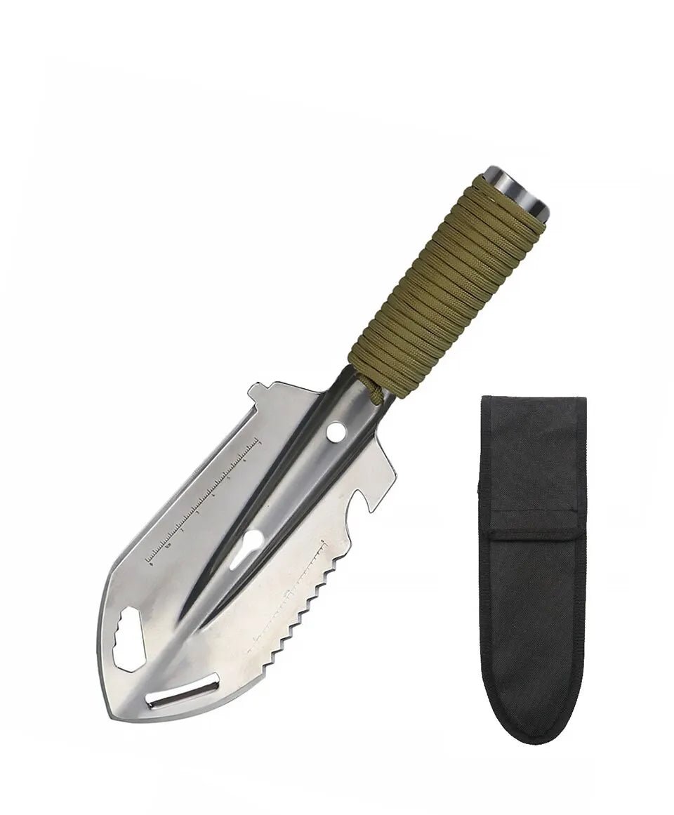 Portable Camping Hiking Traveling Pinic Shovel Multifunctional Ordnance Shovel Survival Outdoor Equipment Garden Tool Shovel - Checkouts UK
