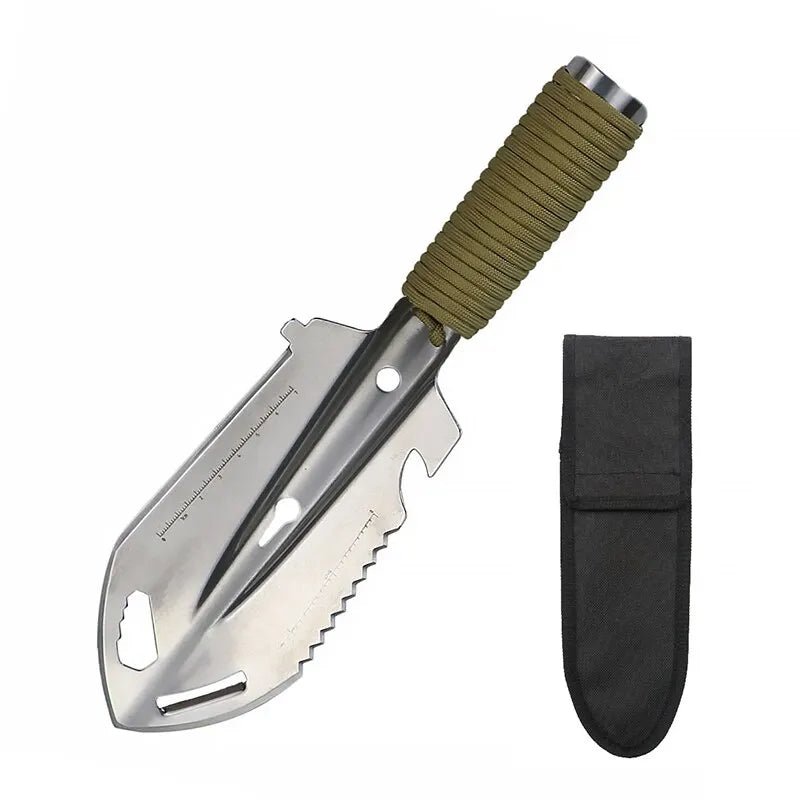 Portable Camping Hiking Traveling Pinic Shovel Multifunctional Ordnance Shovel Survival Outdoor Equipment Garden Tool Shovel - Checkouts UK