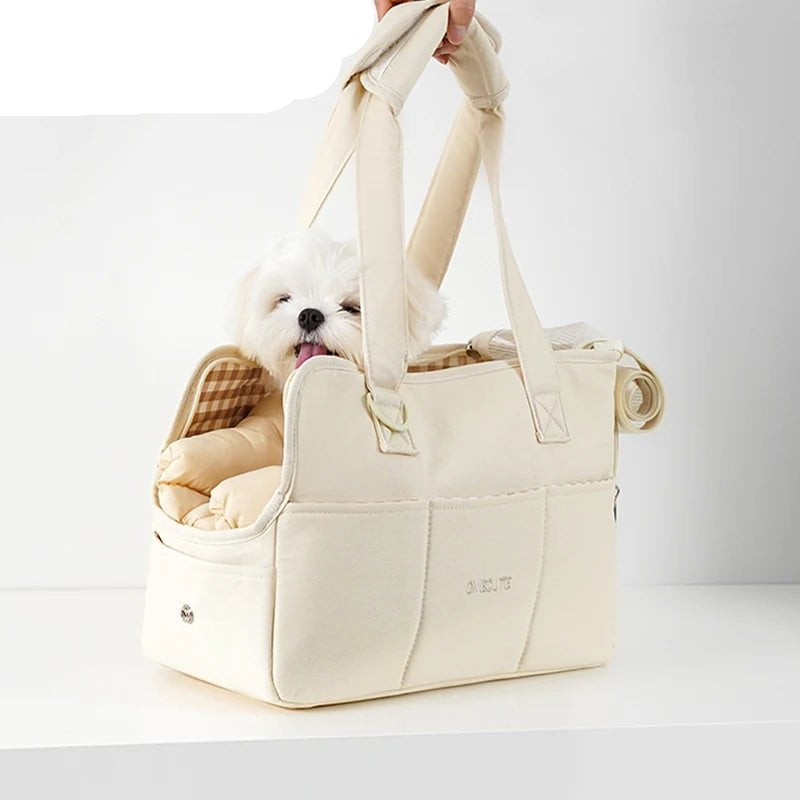Puppy Go Out Portable Shoulder Handbag Dog Bag Pet Cat Chihuahua Yorkshire Dog Supplies Suitable For Small Dogs dog carrier - Checkouts UK