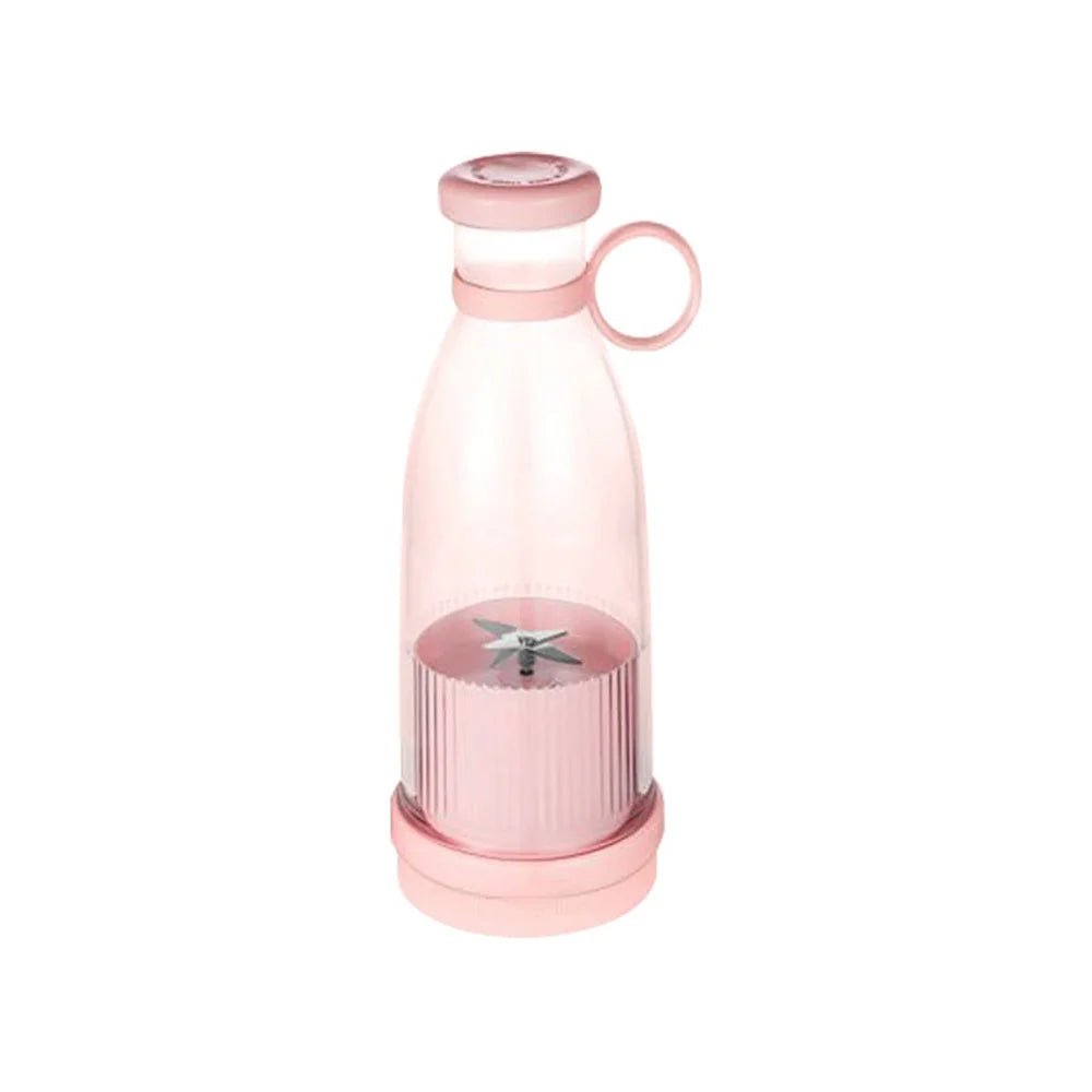 Rechargeable Mixers Fresh Fruit Juicers Blue/Pink Usb Portable Juice Bottle Mini Fast Electric Blender Smoothie Ice Maker - Checkouts UK