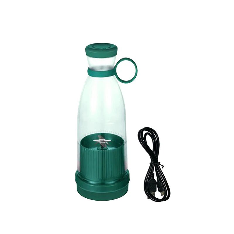 Rechargeable Mixers Fresh Fruit Juicers Blue/Pink Usb Portable Juice Bottle Mini Fast Electric Blender Smoothie Ice Maker - Checkouts UK