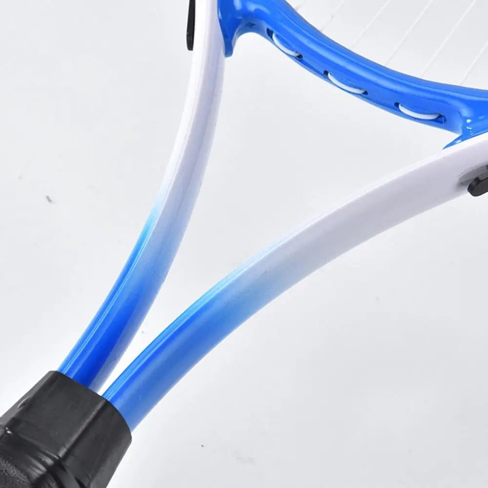 Red Blue Child Tennis Racket Training Professional Tennis Racquet Parent Child Interactive Shockproof Beginner Racquet Unisex - Checkouts UK