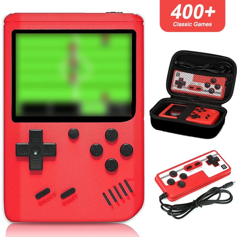Retro Portable Mini Video Game Console Built - in 400 Games 3.0 Inch LCD Screen Kids Gift 8 - Bit Handheld Game Player AV Output - Checkouts USA